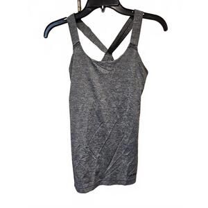 Ivy Park By Beyonce Women Racerback Mesh Tank Top Sz S Gray